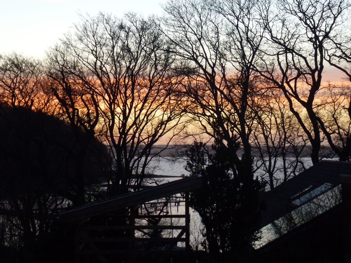 Sonnenuntergang an der Förde